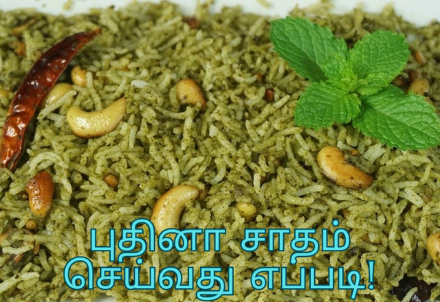 புதினா சாதம் செய்வது எப்படி
