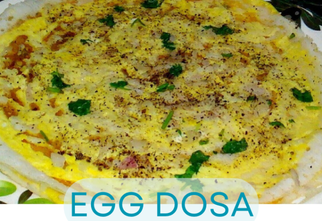 Egg Dosa in Tamil