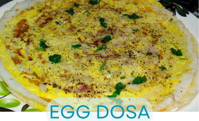 Egg Dosa in Tamil