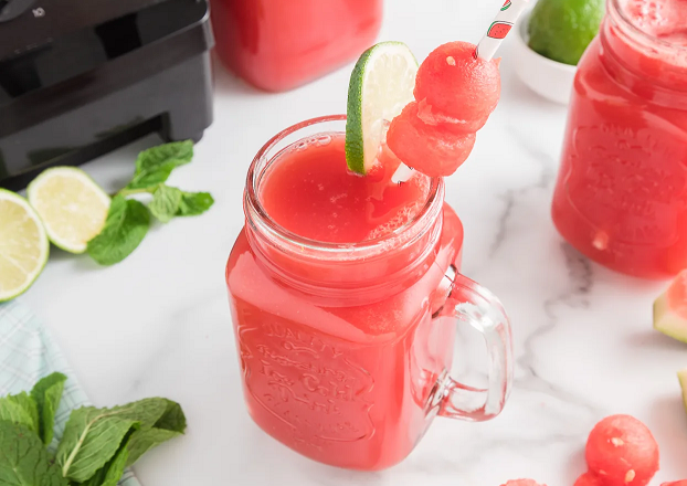Watermelon Lemon Mint Juice