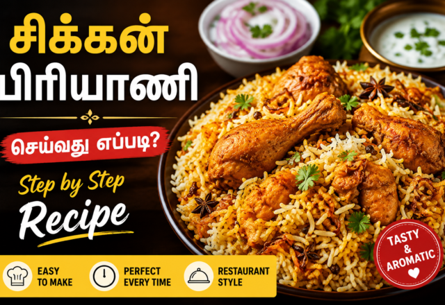 Chicken Biryani Recipe Tamil